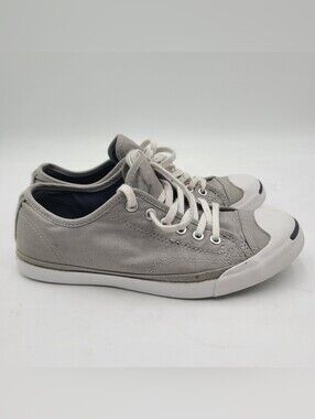 B35 Converse Jack Purcell Lo Shoes Grey Womens Size 8